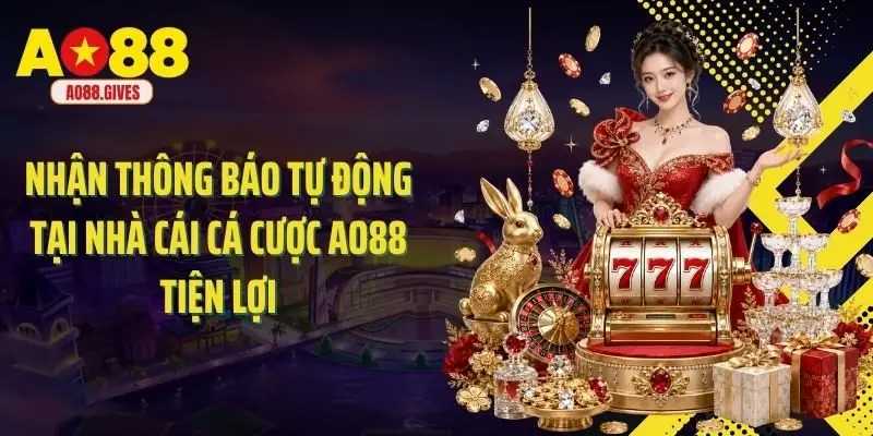 Nhận thông báo tự động tại nhà cái cá cược AO88 tiện lợi