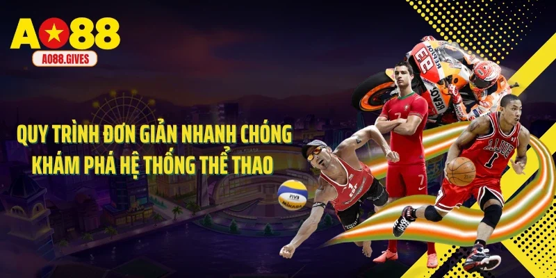 Quy trình đơn giản nhanh chóng khám phá hệ thống thể thao 